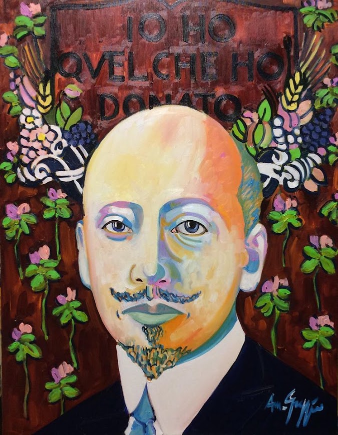 D’Annunzio e la Carrà: due divi allo specchio